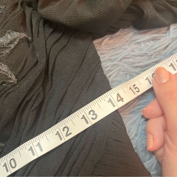 Vintage Sue Wong Black Embroidered Embellished Tulle Mini Dress Size 4 - Picture 3 of 7